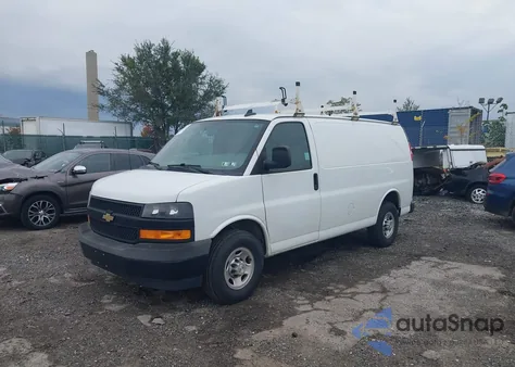 2020 Chevrolet Express Cargo Rwd 2500 Regular Wheelbase Wt из США, поврежденный, VIN 1GCWGAFG8L1270785